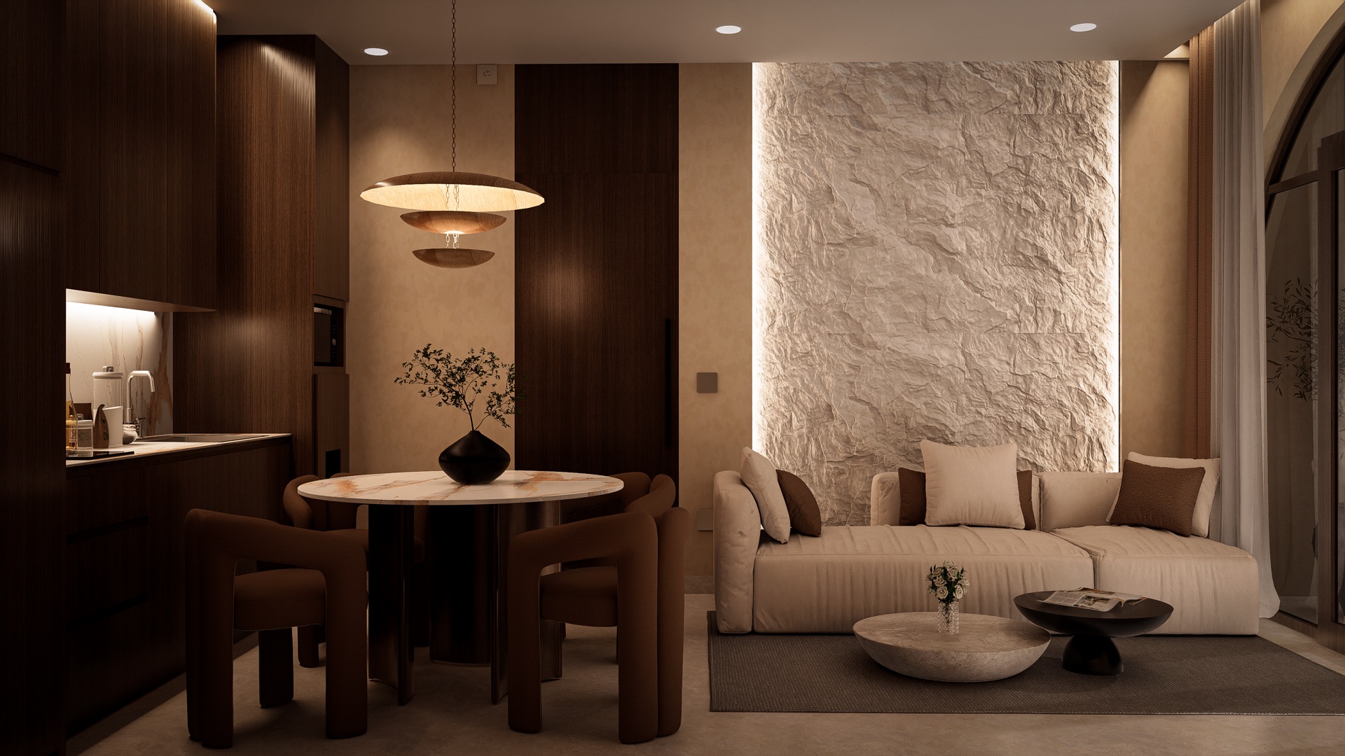 One Bedroom Apartment interior